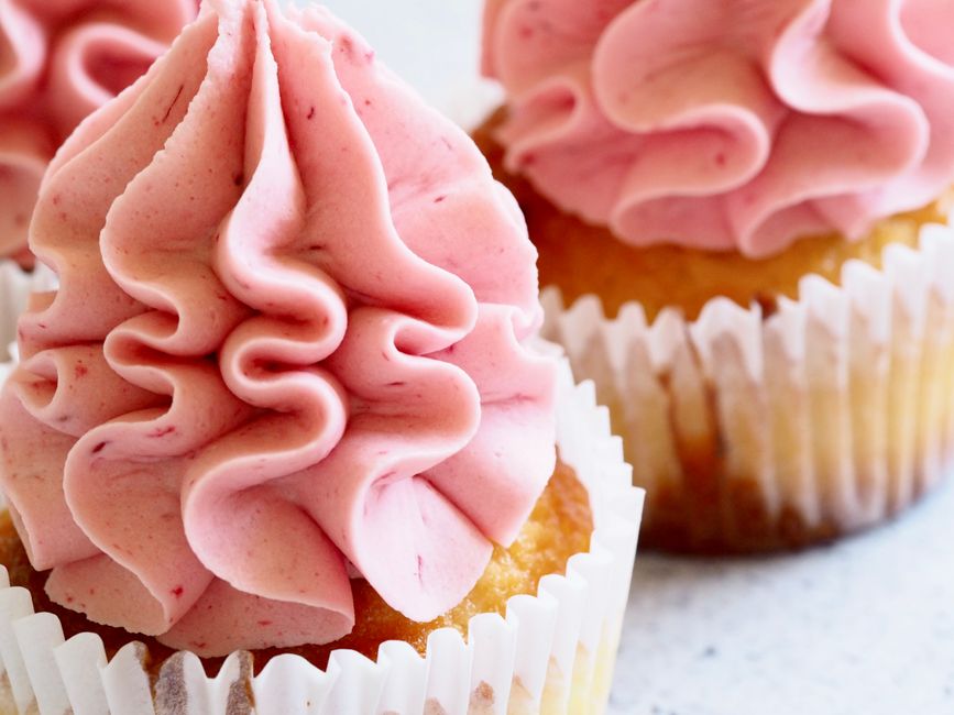 Cupcakes so šľahaným krémom