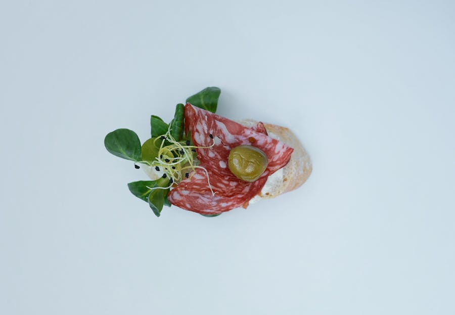 Kanapka chorizo a oliva