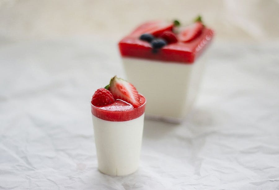 Panna cotta v poháriku mini