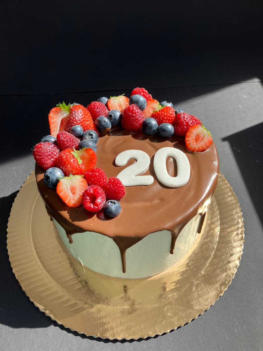 Pistáciovo-malinová torta – extra vysoká L